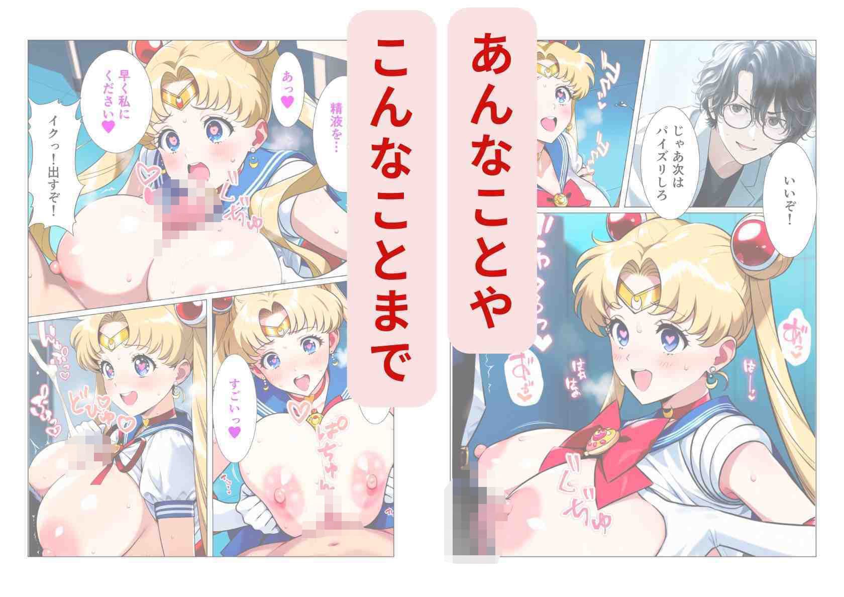 催淫魔法でセーラー戦士3人をアヘ堕ちさせる話 サンプル画像 4