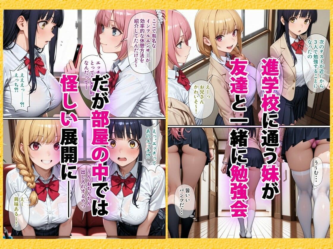 進学校の女子の性欲解消を手伝うことになったのだが サンプル画像 1