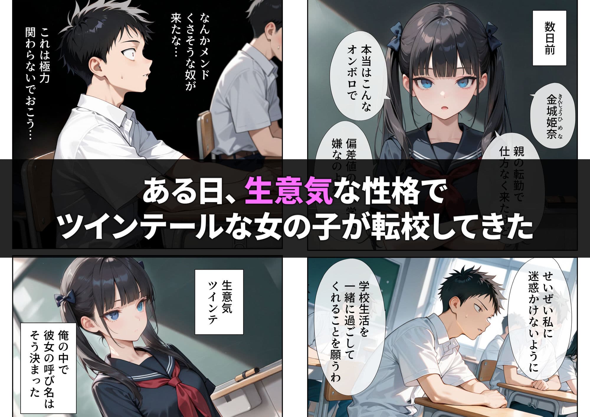 生意気ツインテを催◯アプリで性奴◯にしようとしたら サンプル画像 1