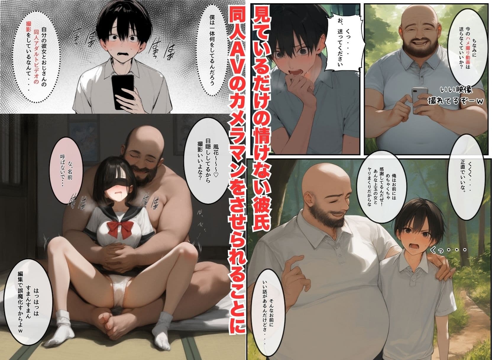 【僕の寝取らせ夏休み】あの日見た種付けプレスを僕はまだ忘れられない サンプル画像 6