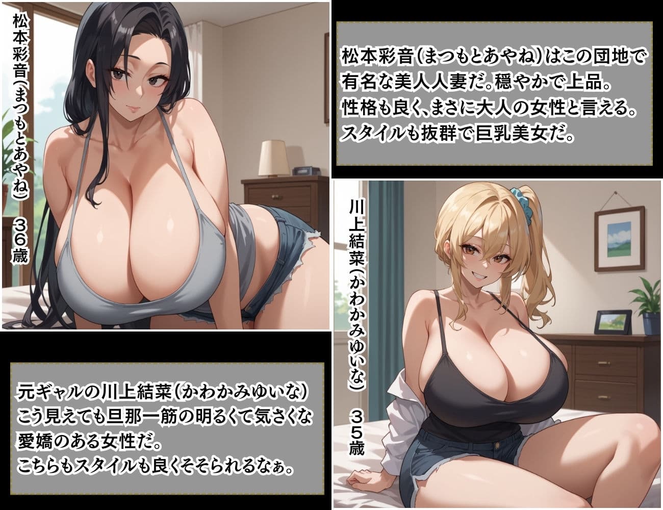 催●支配  団地妻  隣人が両方とも美人人妻だったので催●お香で発情させて寝取った話 サンプル画像 2