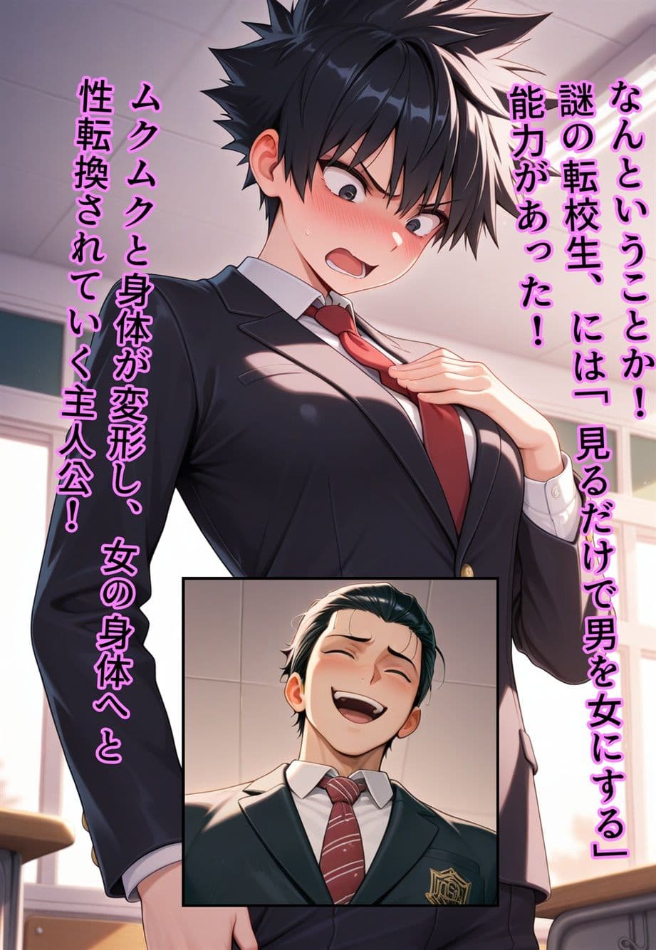 怪しき転校生 オレもお前もみんなバニーガールにされちゃった！ サンプル画像 3