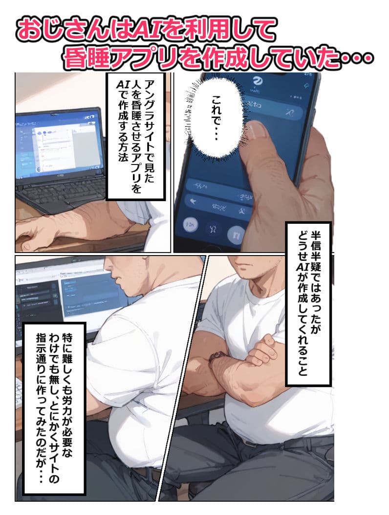 AIで作成した昏〇アプリで女の子を好き放題する話 サンプル画像 4