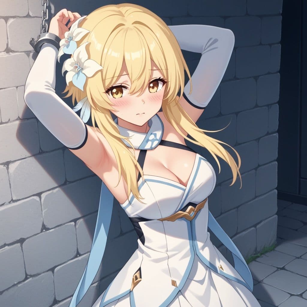 原神の蛍や色々なキャラ計16人が敵に捕まり膨乳＆ムチムチ化、更に搾乳＆超乳調教でミルクタンク堕ち サンプル画像 1