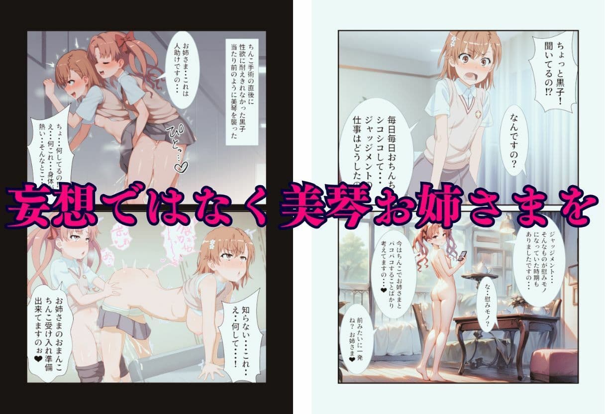 ふたなり黒子お姉さま快楽堕ち計画 サンプル画像 4