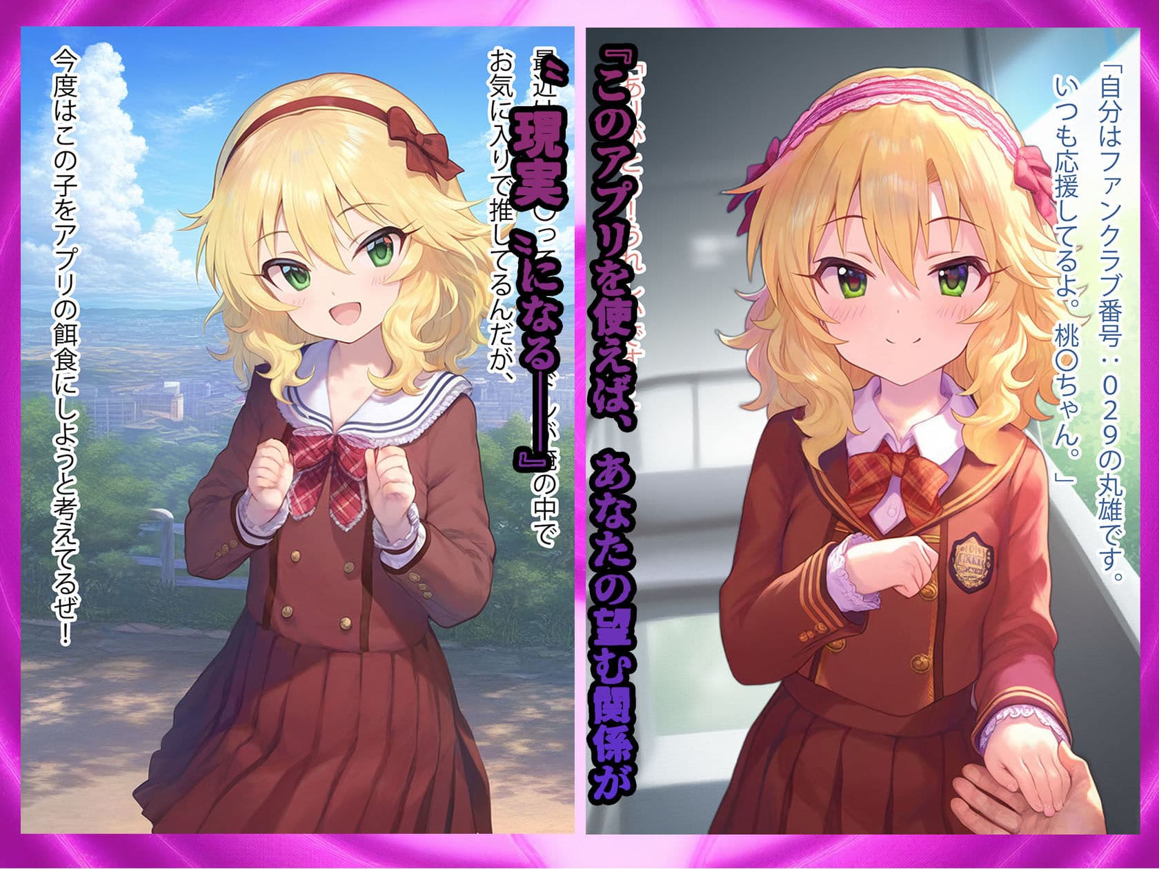 堕愛プログラム〜改変アプリで書き換えられた心〜（櫻〇桃〇編） サンプル画像 2