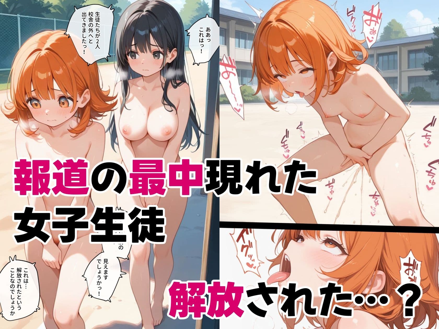 学校を占拠したテロリストがド変態だったら サンプル画像 8