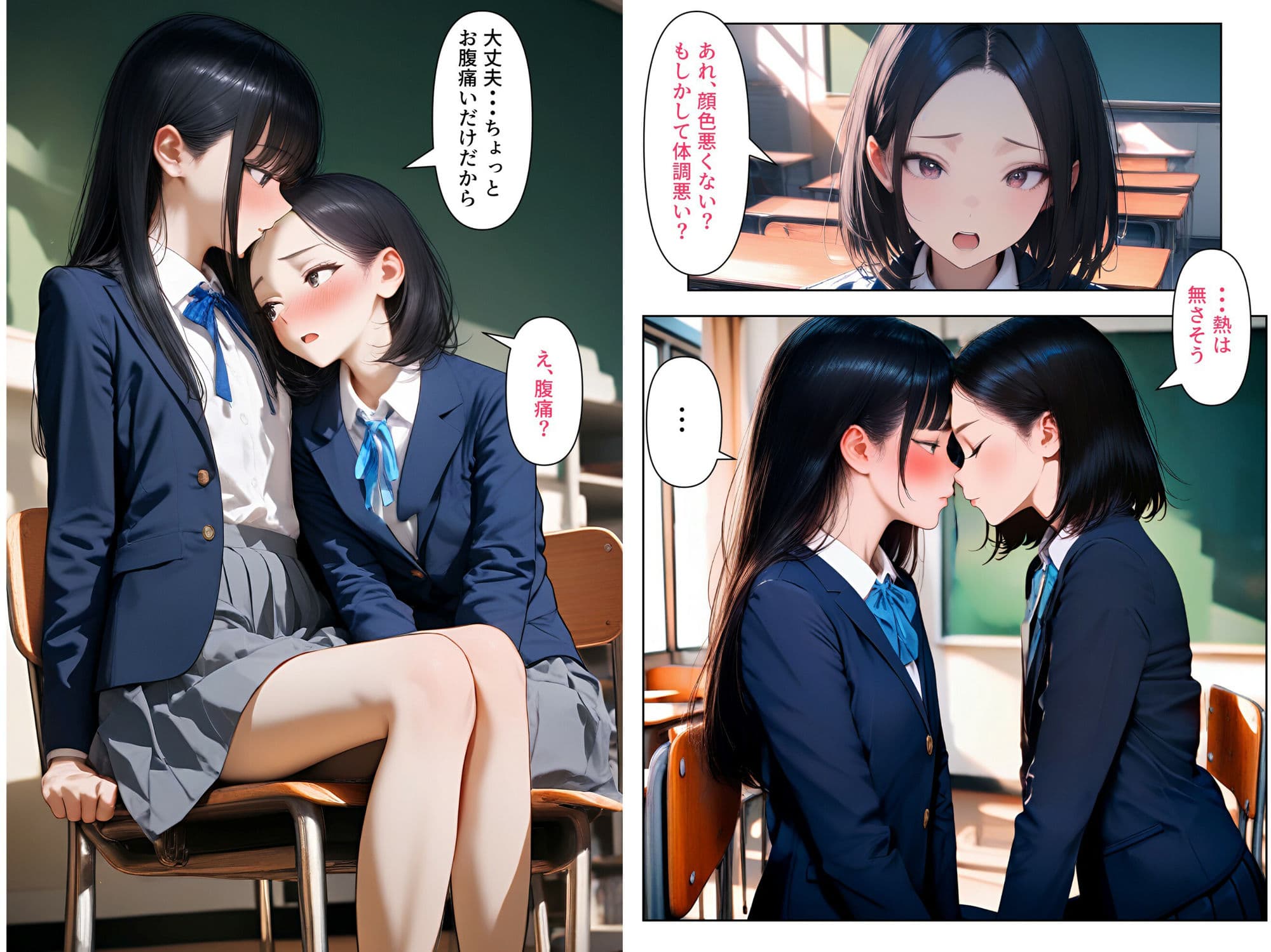 女装男子のJKハーレム生活3 サンプル画像 7