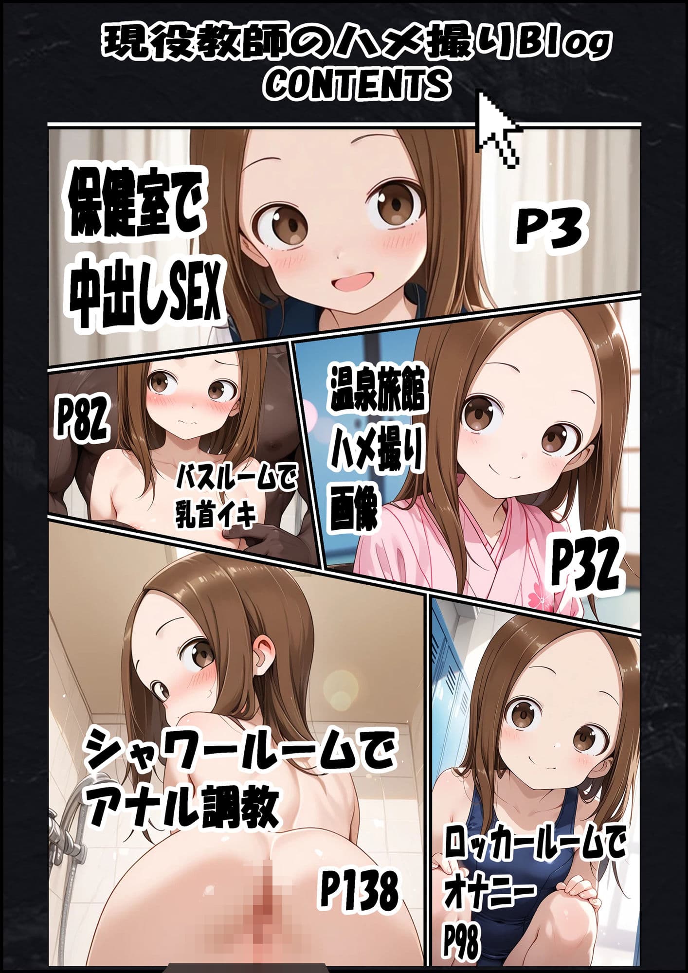 色んな場所でデカチンマッチョにNTRされちゃう高木さん サンプル画像 2