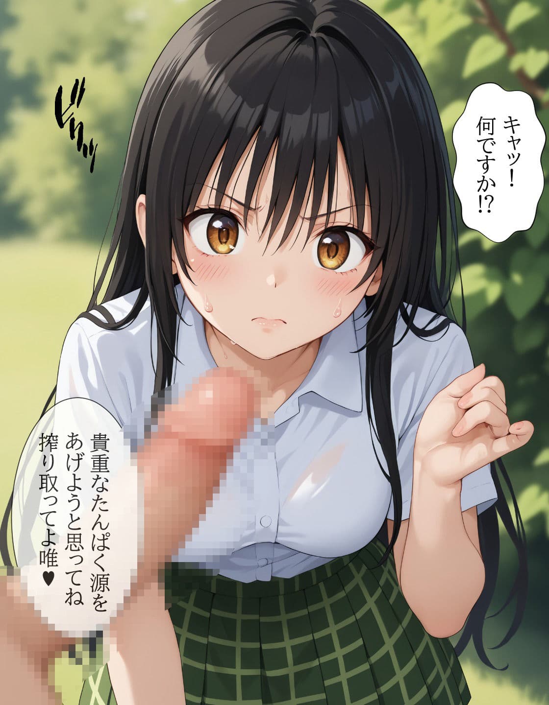 もしも古〇川唯と無人島で二人きりになったら サンプル画像 2