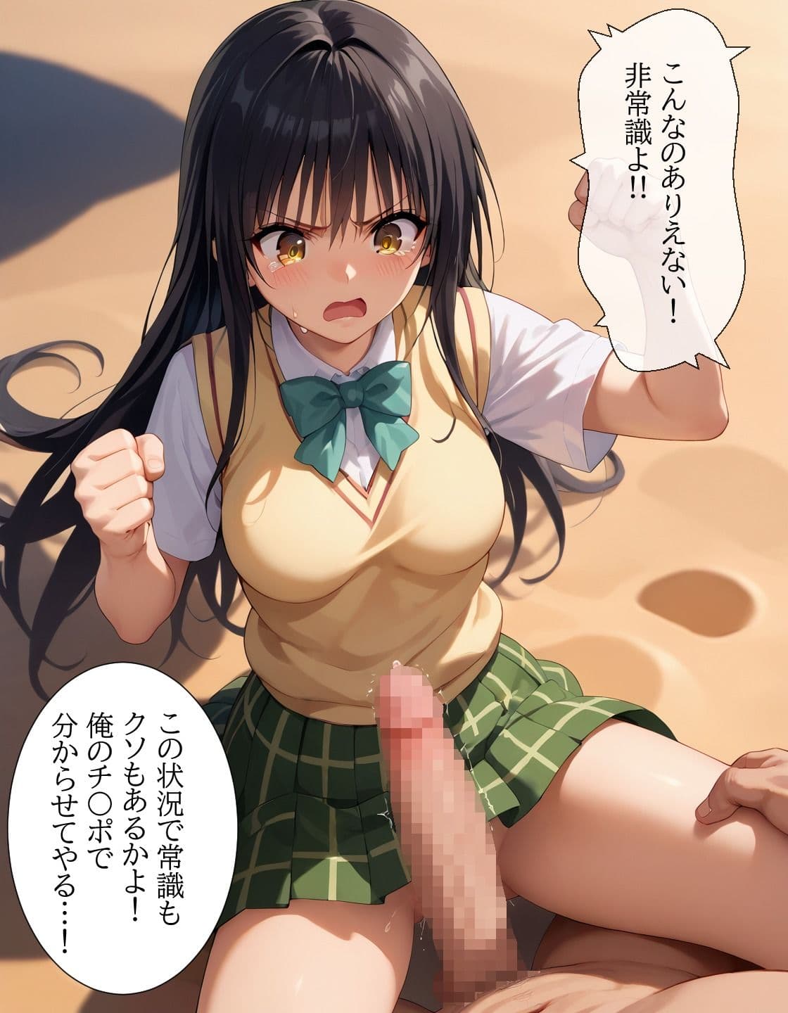 もしも古〇川唯と無人島で二人きりになったら サンプル画像 4