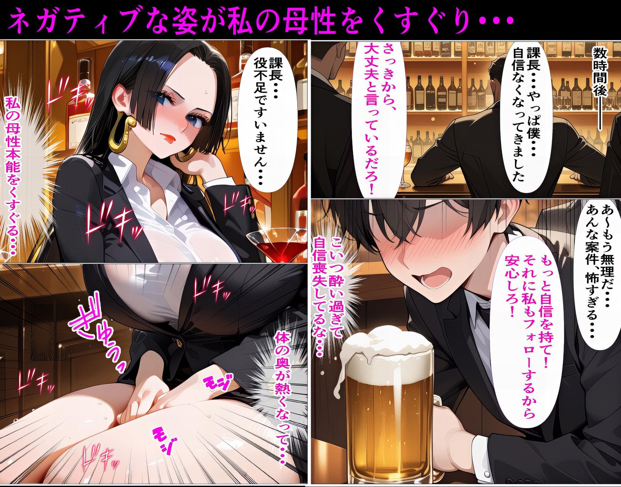 もしもハン〇ックが上司だったら〜自信がない部下と寝取らせ社外残業〜 サンプル画像 3