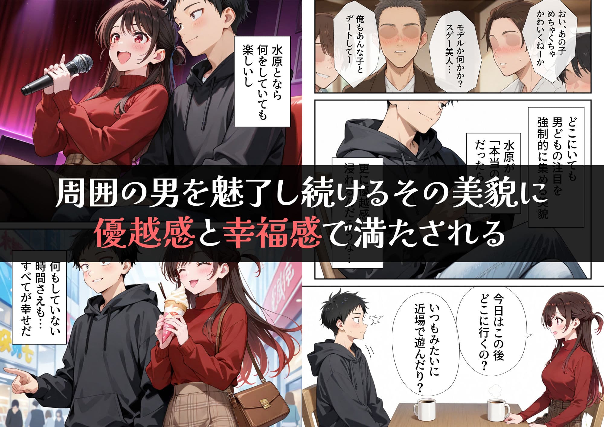 レンタル彼女、催◯洗脳で寝取ります サンプル画像 2