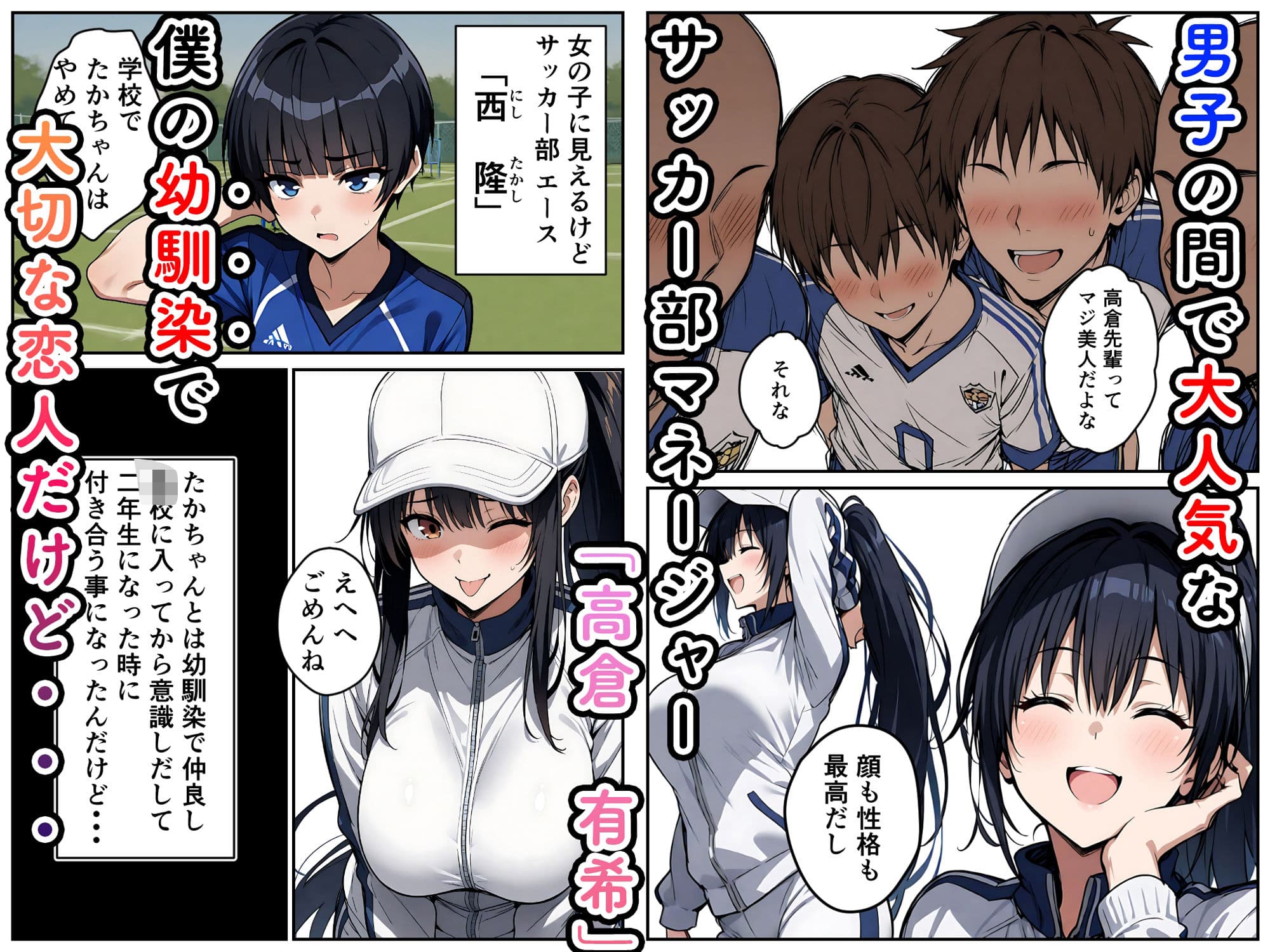 幼馴染の彼女は部活の先輩の性処理係 サンプル画像 1