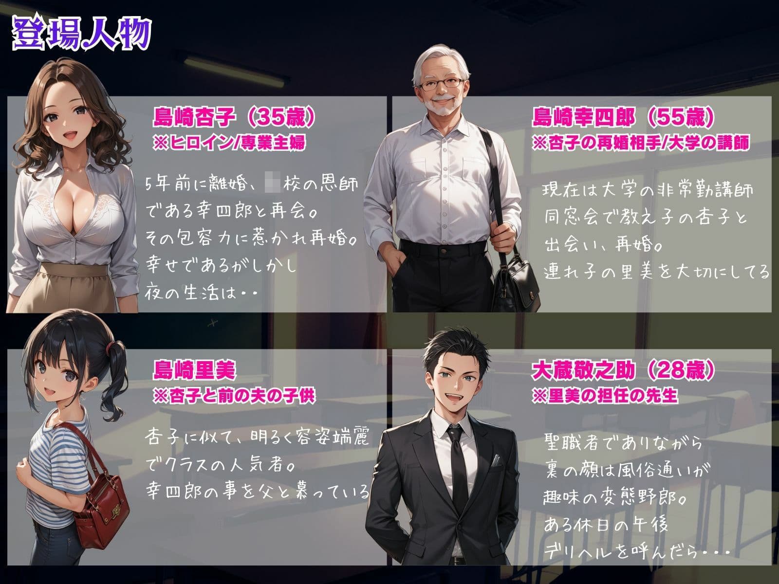 人妻通信簿 前編 〜デリヘル呼んだら生徒の母親。学校に呼びつけ教育的指導〜 サンプル画像 1