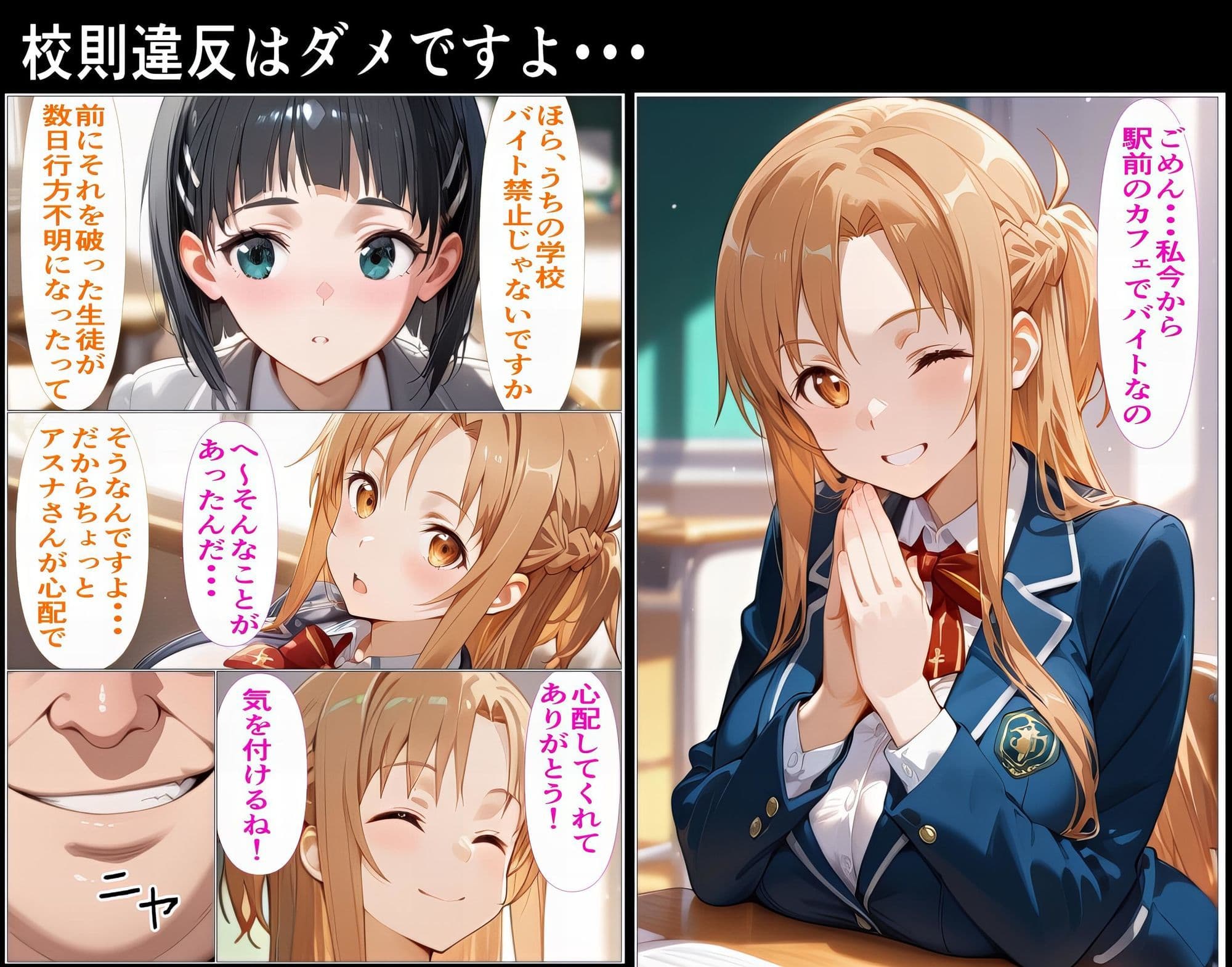 拘束監禁拷問され家畜兼、肉便器にさせられたアスナ〜搾乳機にさせられ調教される〜 サンプル画像 1