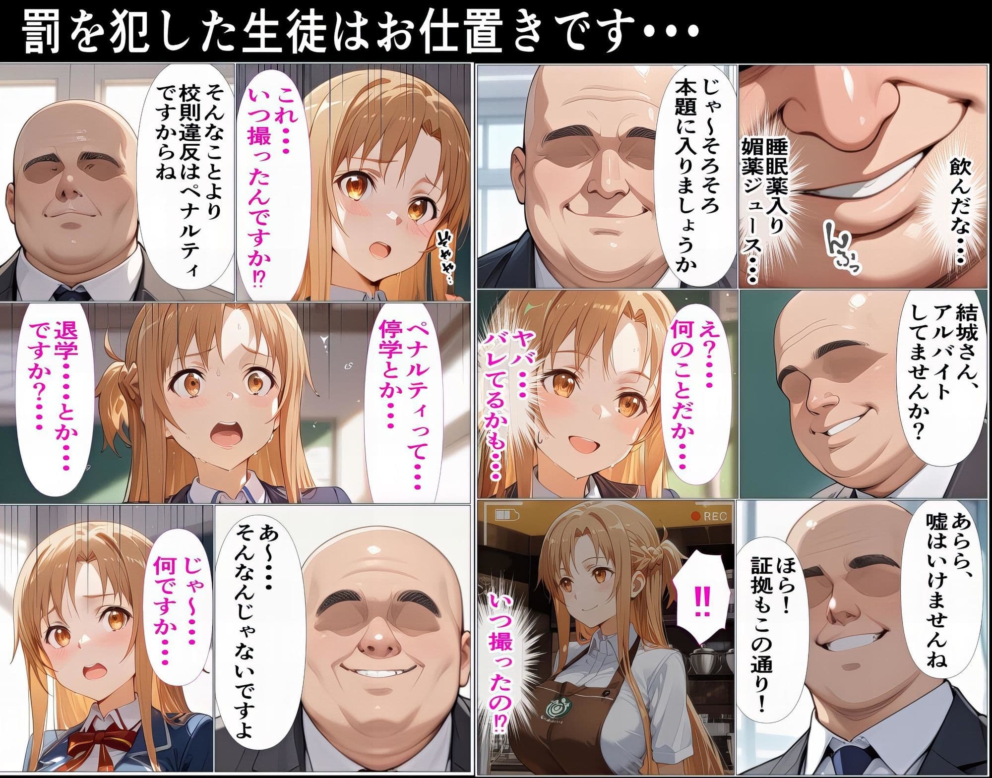 拘束監禁拷問され家畜兼、肉便器にさせられたアスナ〜搾乳機にさせられ調教される〜 サンプル画像 2