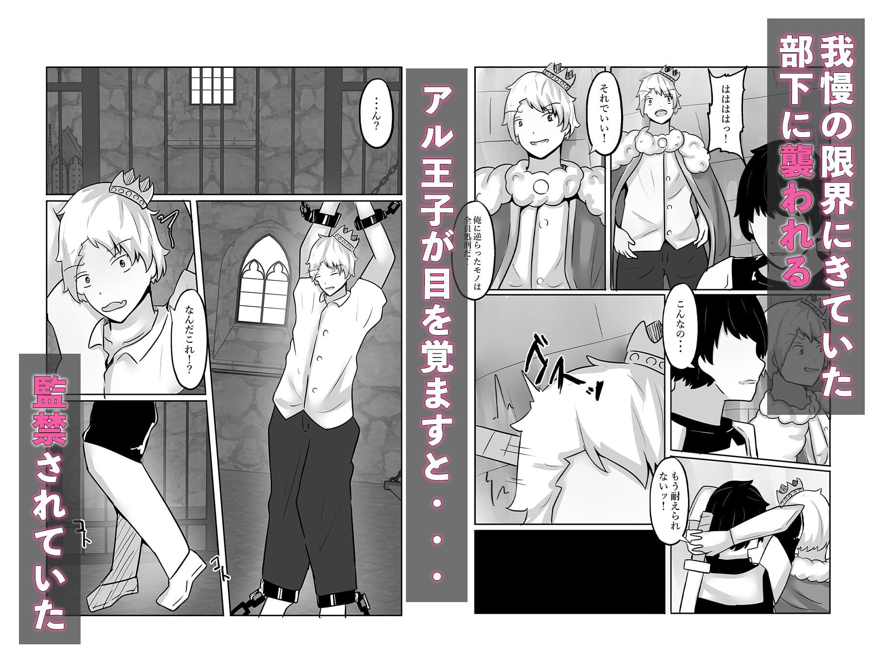 独裁政治の王様は部下の恨みを買い女体化調教される サンプル画像 3