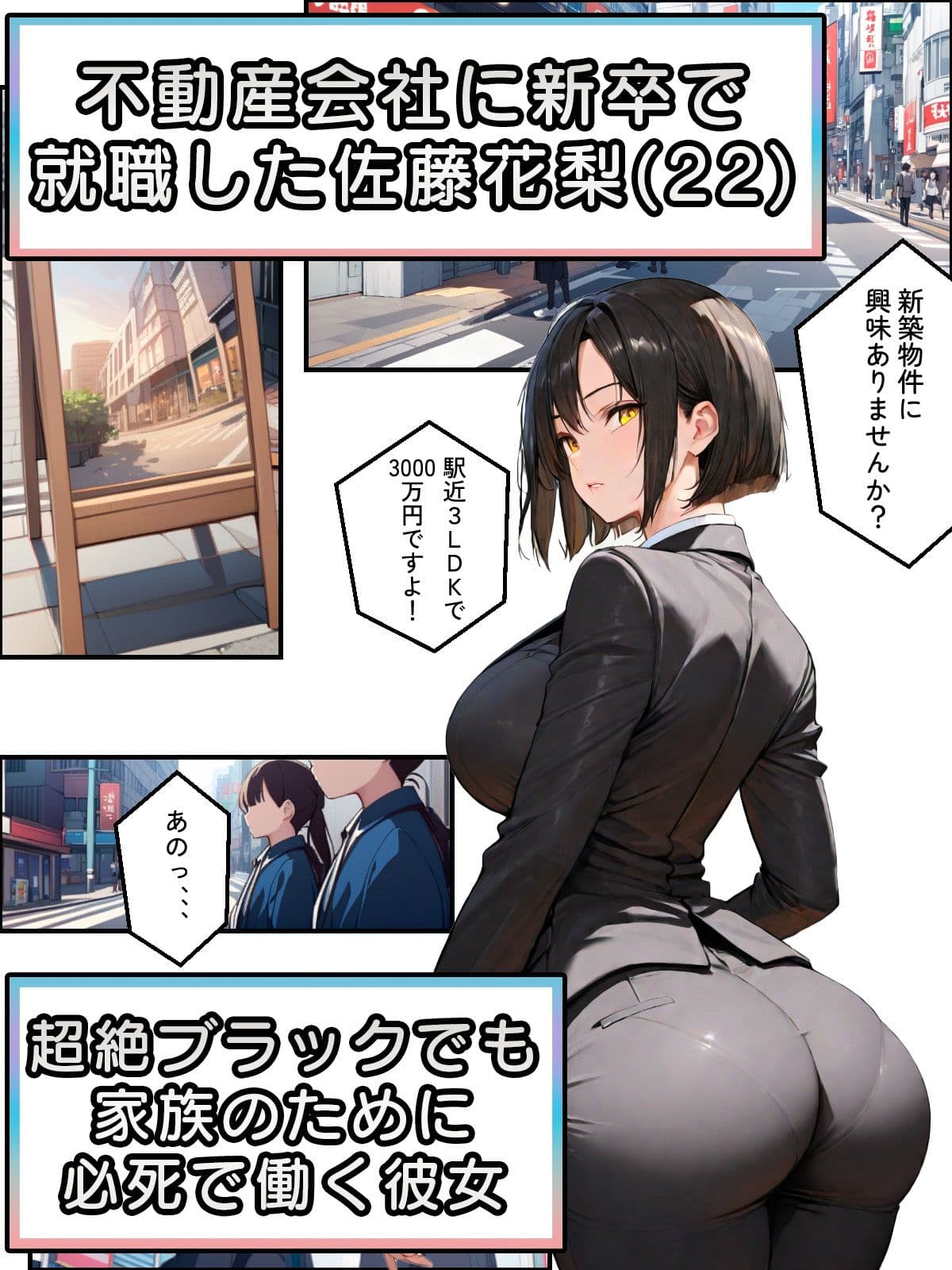 憧れの新卒ちゃんをパワハラ上司に寝取られた！大好きなあの子が喰われるのを見てるだけの僕 サンプル画像 1