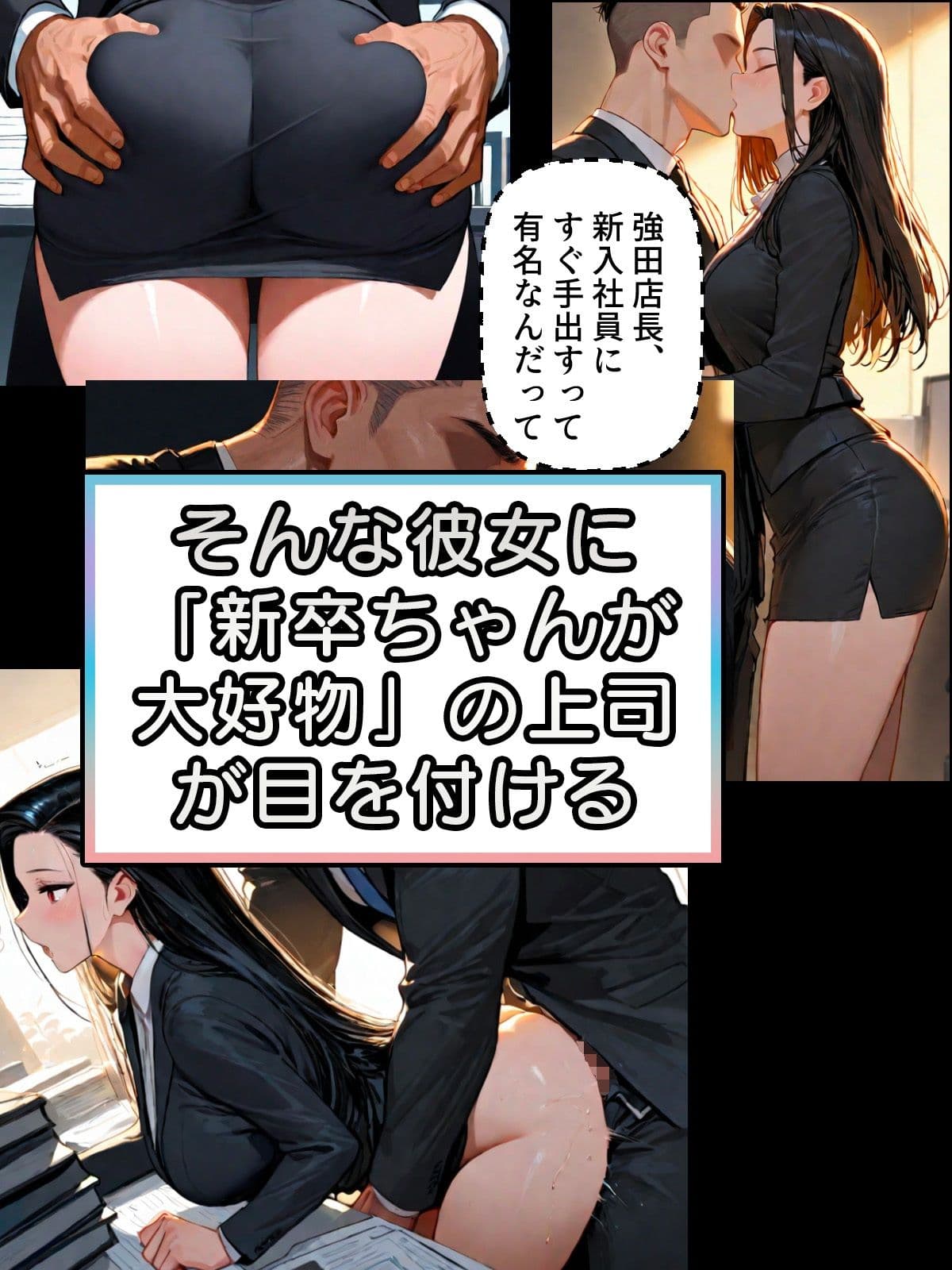 憧れの新卒ちゃんをパワハラ上司に寝取られた！大好きなあの子が喰われるのを見てるだけの僕 サンプル画像 2