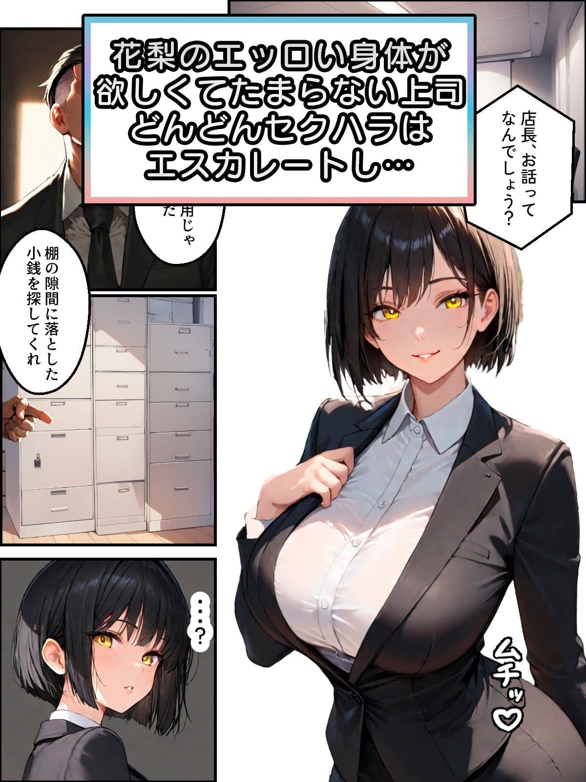 憧れの新卒ちゃんをパワハラ上司に寝取られた！大好きなあの子が喰われるのを見てるだけの僕 サンプル画像 4