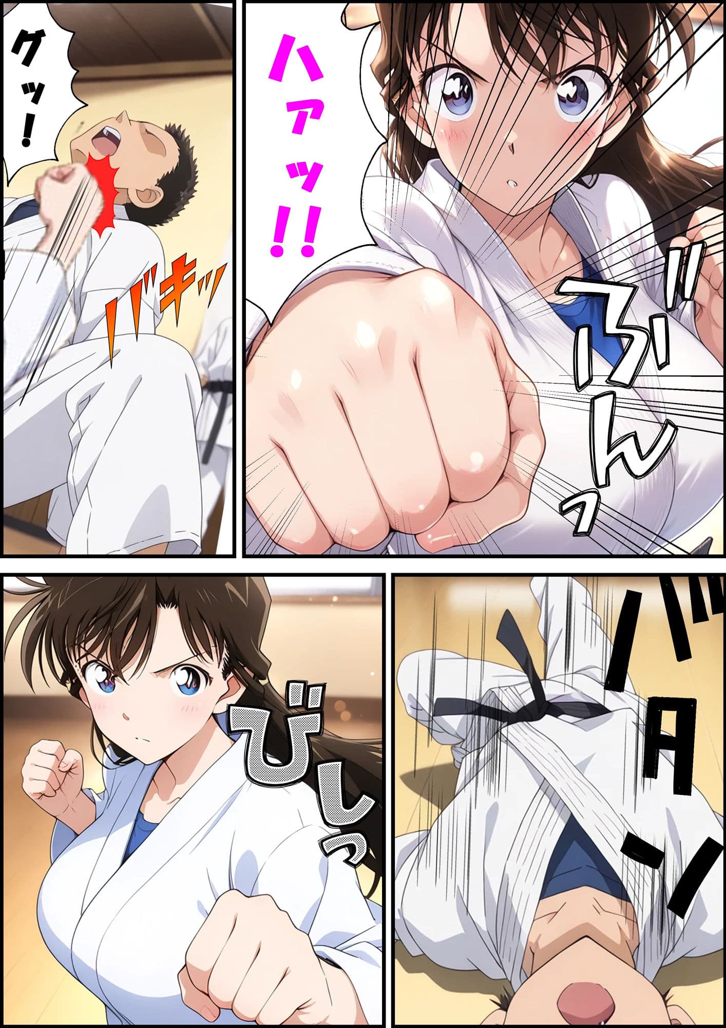 名探偵コ〇ン 毛利蘭 強●わいせつ事件 サンプル画像 2