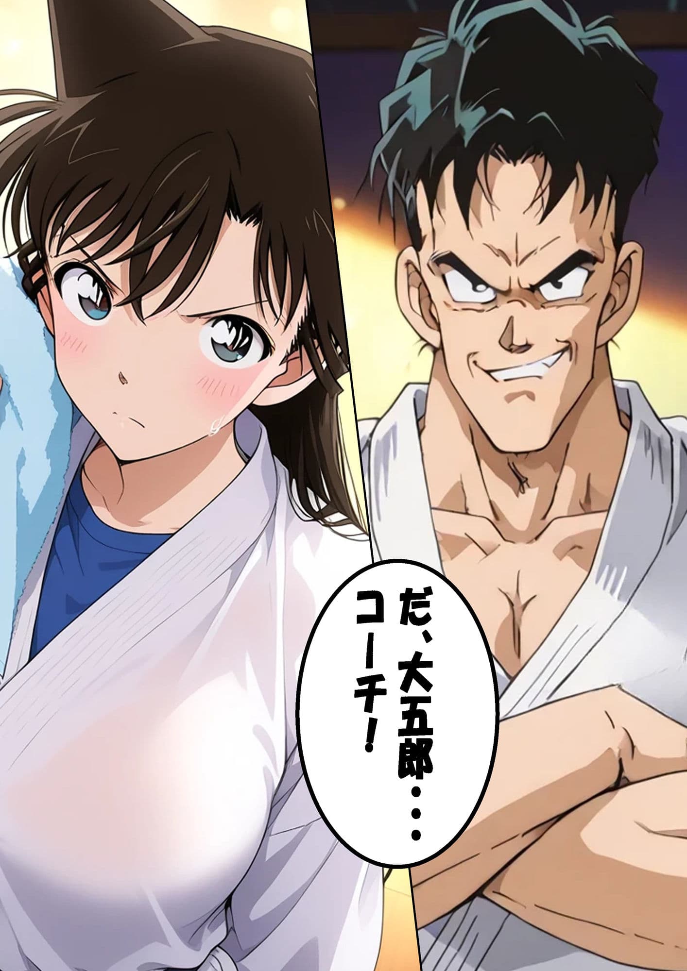 名探偵コ〇ン 毛利蘭 強●わいせつ事件 サンプル画像 5