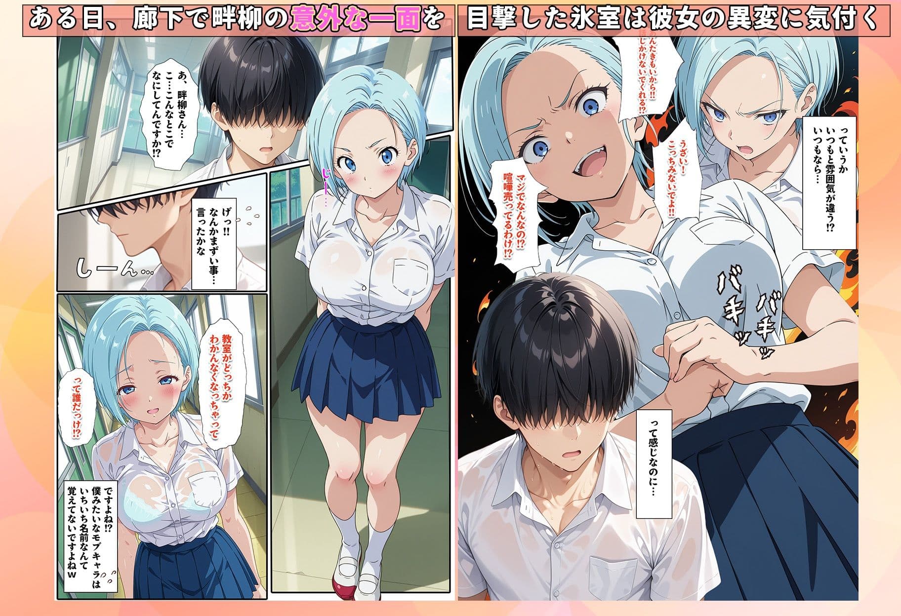 先生からクラスの1軍ギャルを見舞いに行くよう言われただけなのに サンプル画像 2