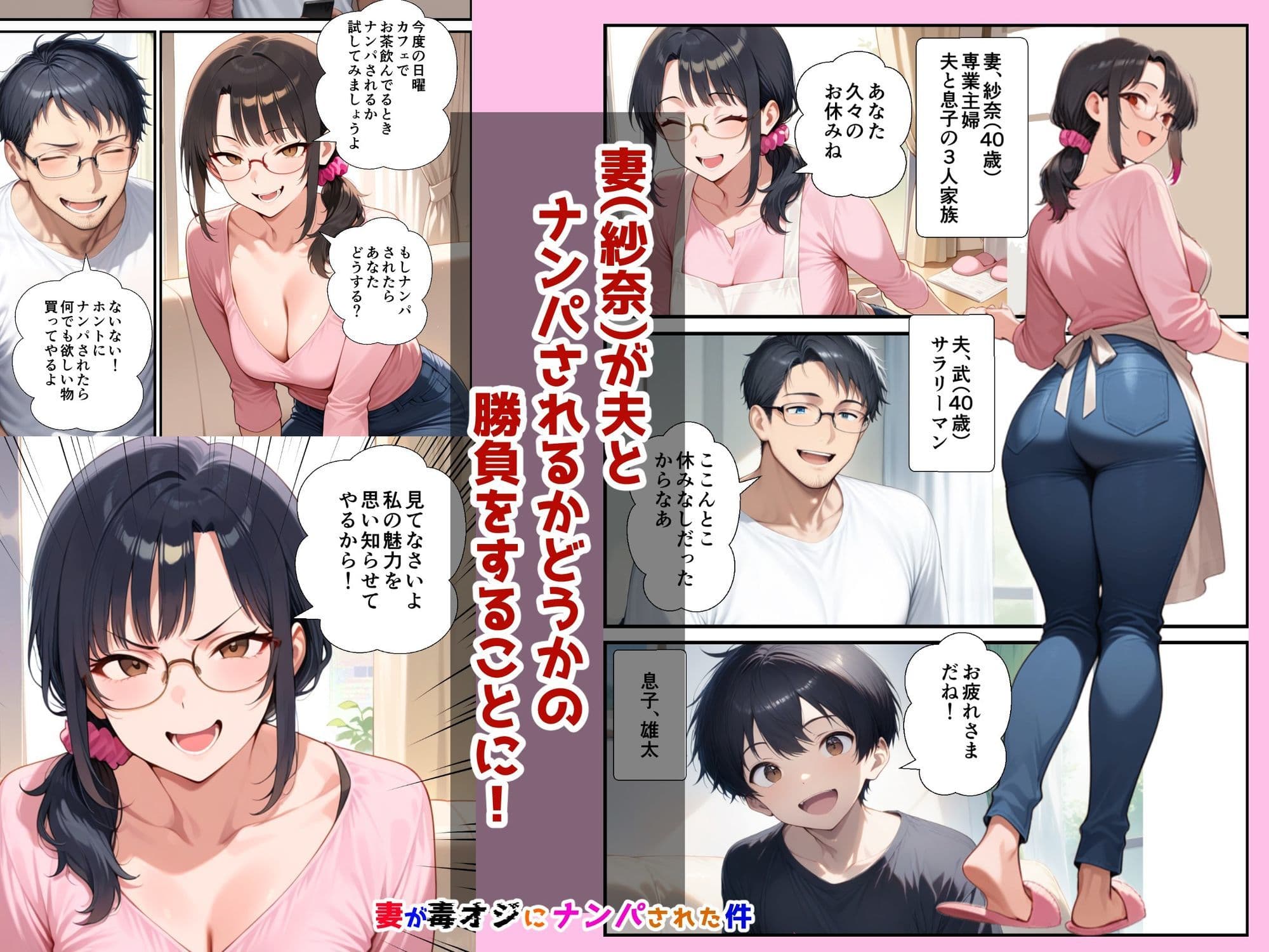 妻が毒オジにナンパされて媚薬を盛られた件 サンプル画像 1