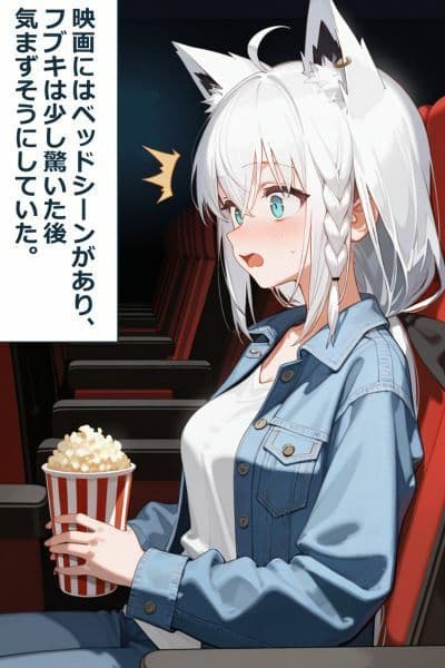 白上〇ブキとおデートえっち サンプル画像 5