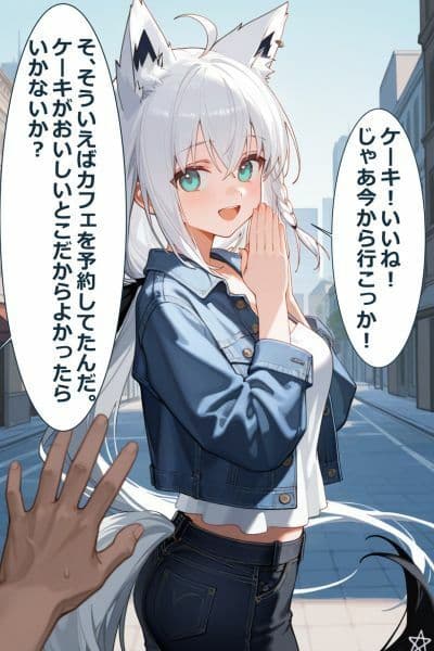 白上〇ブキとおデートえっち サンプル画像 7