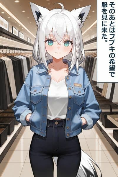 白上〇ブキとおデートえっち サンプル画像 10