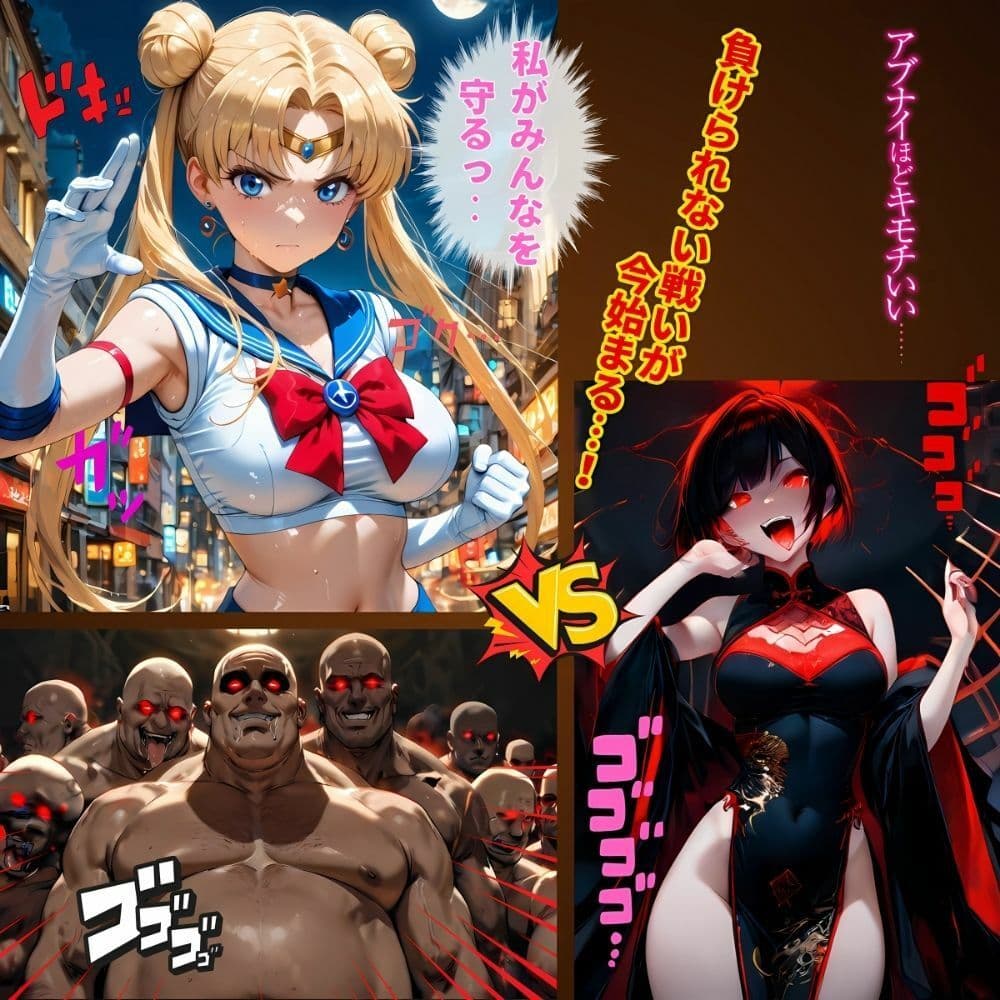 セーラー戦士‥最強の女戦士がオジサンの前でイキ堕ちる‥月野うさぎ サンプル画像 1