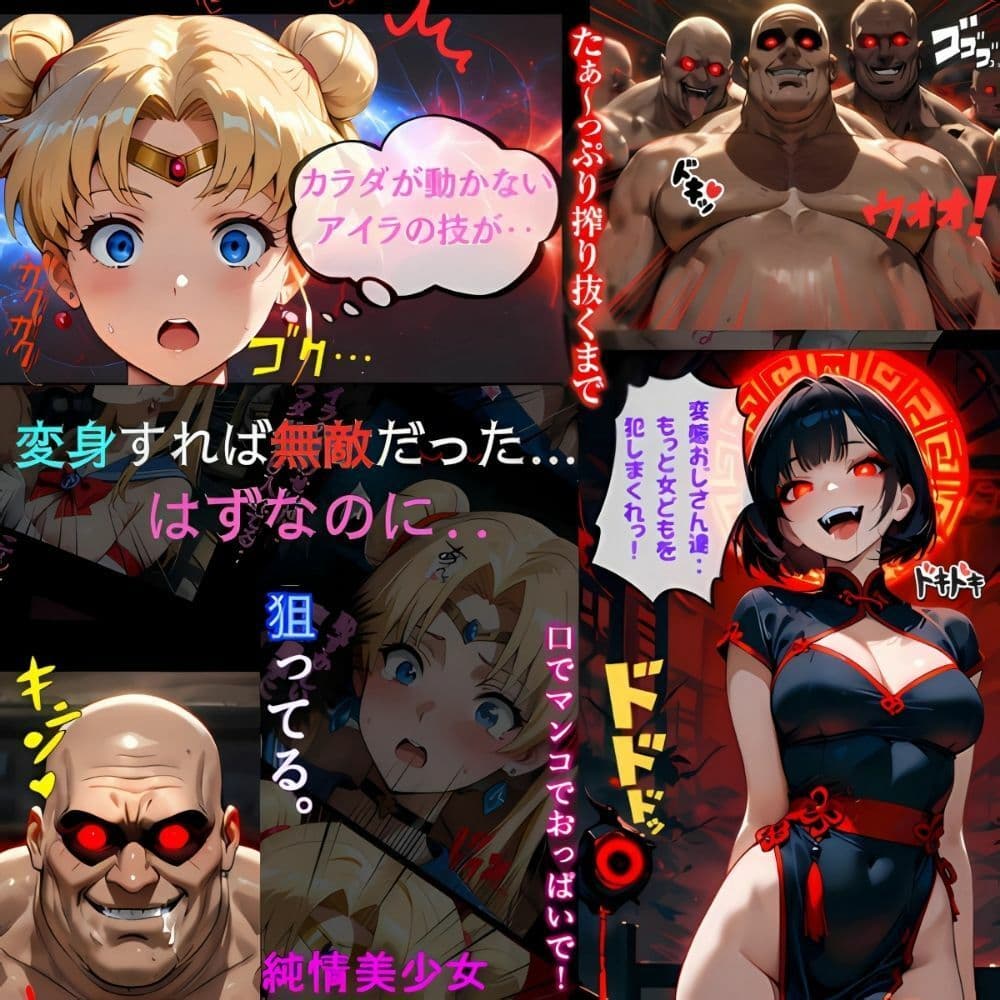 セーラー戦士‥最強の女戦士がオジサンの前でイキ堕ちる‥月野うさぎ サンプル画像 3
