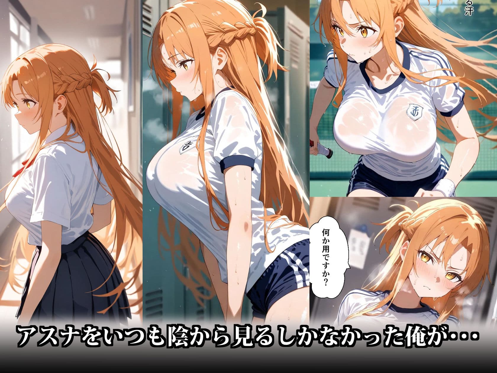 種付けおじさんがチート能力でアスナを好き放題 サンプル画像 1