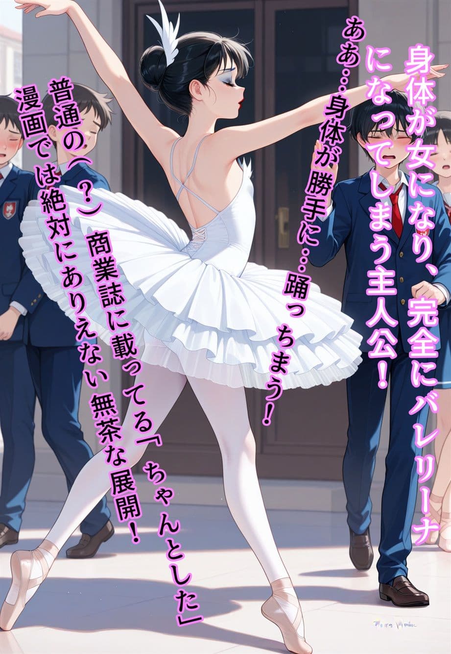 困惑の白鳥 トゥシューズを履かされた男たち サンプル画像 7