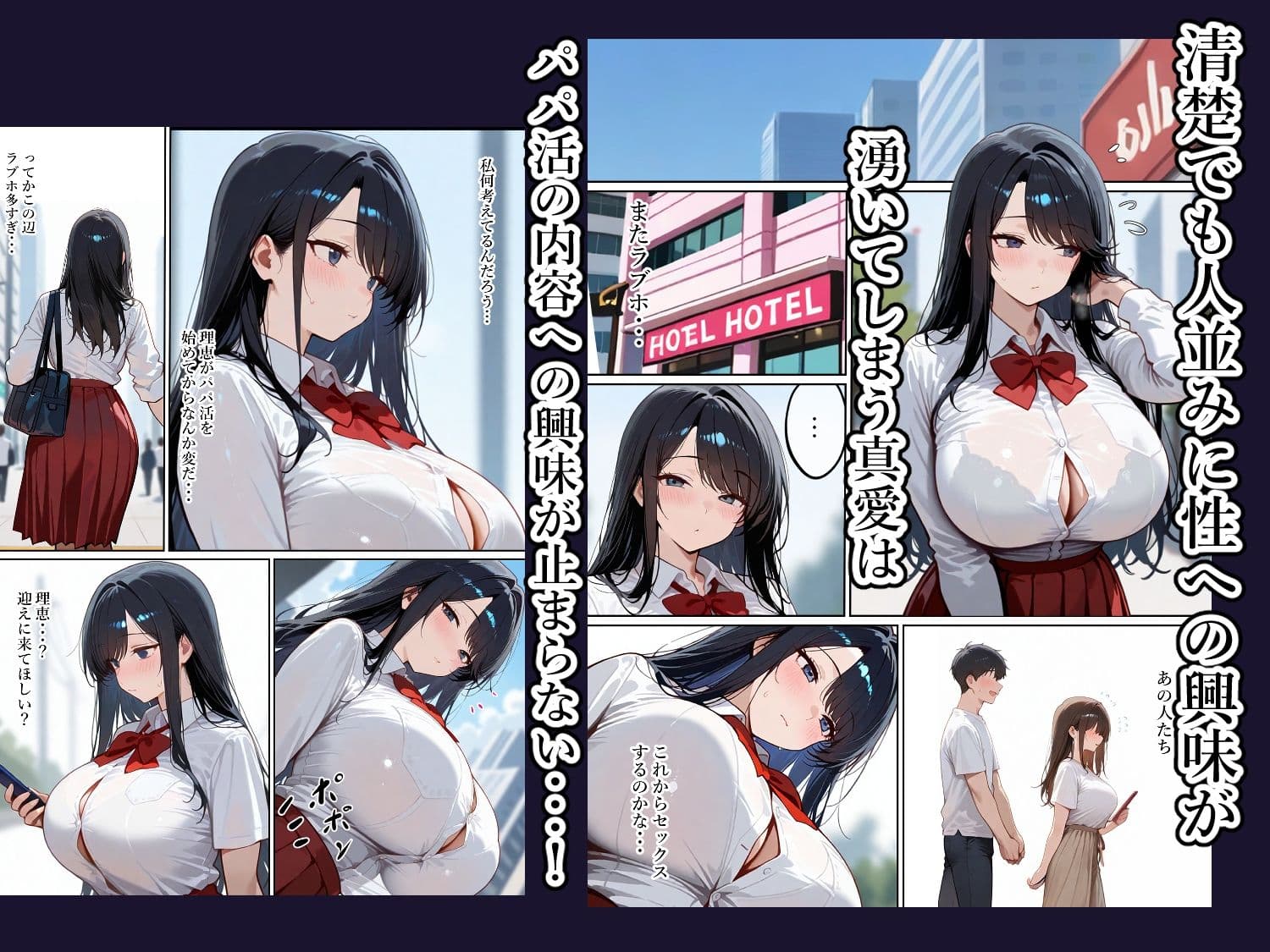 一般的パパ活事情〜大人の世界なんて知らなかった私が友達のパパを寝とっちゃう話〜 サンプル画像 2