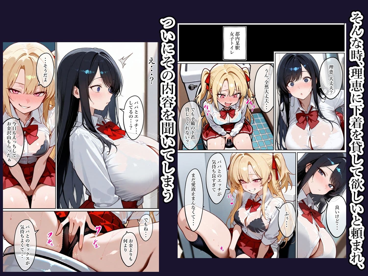 一般的パパ活事情〜大人の世界なんて知らなかった私が友達のパパを寝とっちゃう話〜 サンプル画像 3