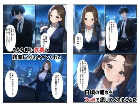 人妻痴女OLが新入社員食いで自らの性欲を満たす サンプル画像 3