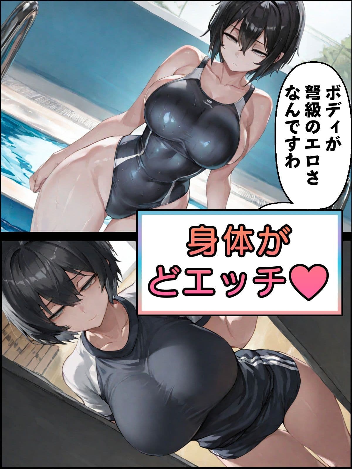 パソコン部の癖に身体100点な生徒をヤリチンに寝取られた サンプル画像 2