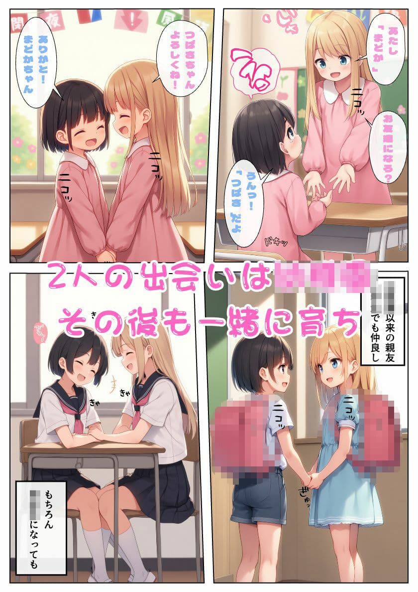 幼馴染JKある日友達から恋人へ！レズギャル百合セックスで交互にイキまくり！:本編55P＋おまけ158枚 サンプル画像 1