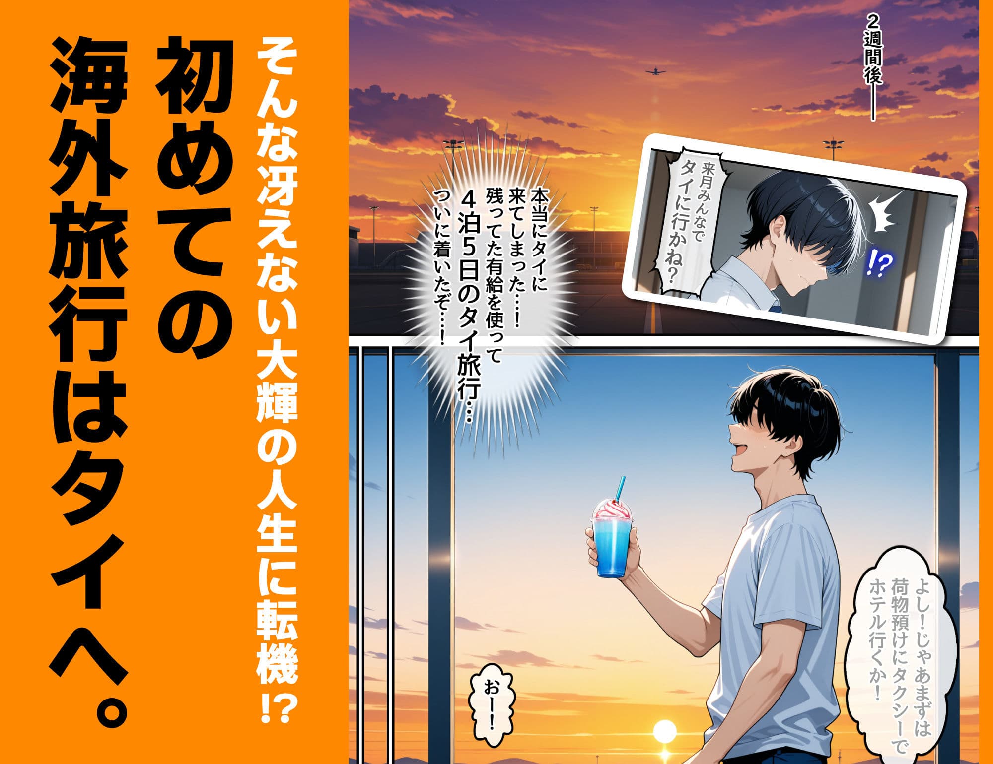 童貞の俺が海外旅行先で出会った褐色美女と国際結婚して子作りしまくる話1 サンプル画像 2