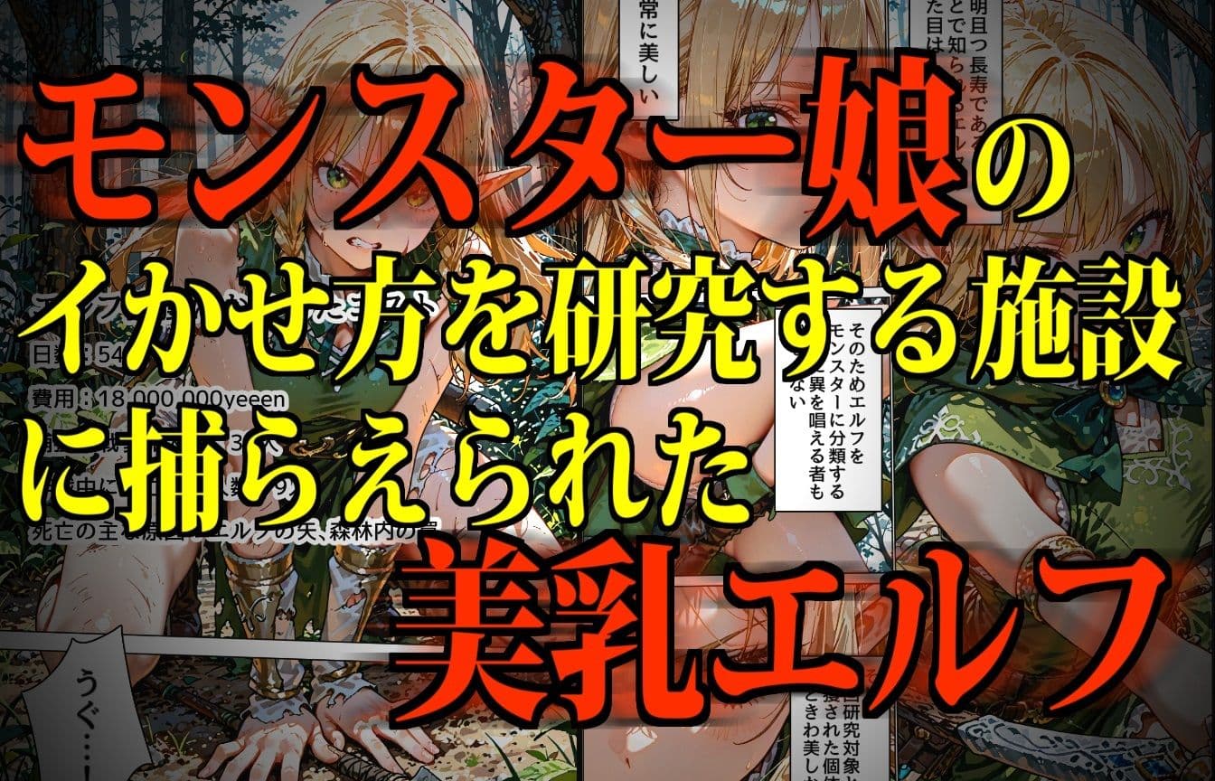 モンスター娘・絶頂研究所 〜ぷるぷる美巨乳エルフの「まさかの弱点」〜 サンプル画像 2