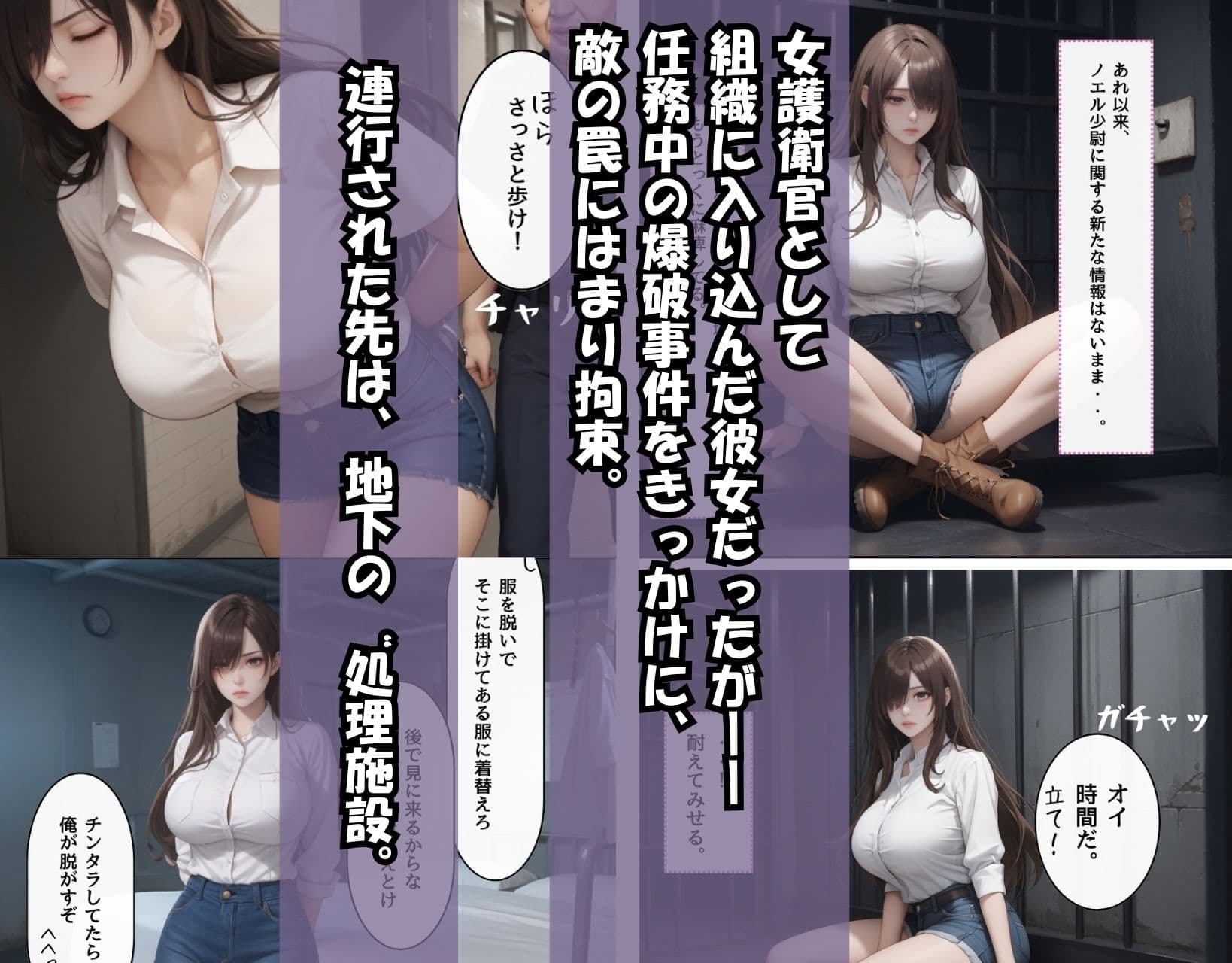 〜囚われた女戦士〜強●奉仕任務file01【搾精ナース編/レミリ―】 サンプル画像 2