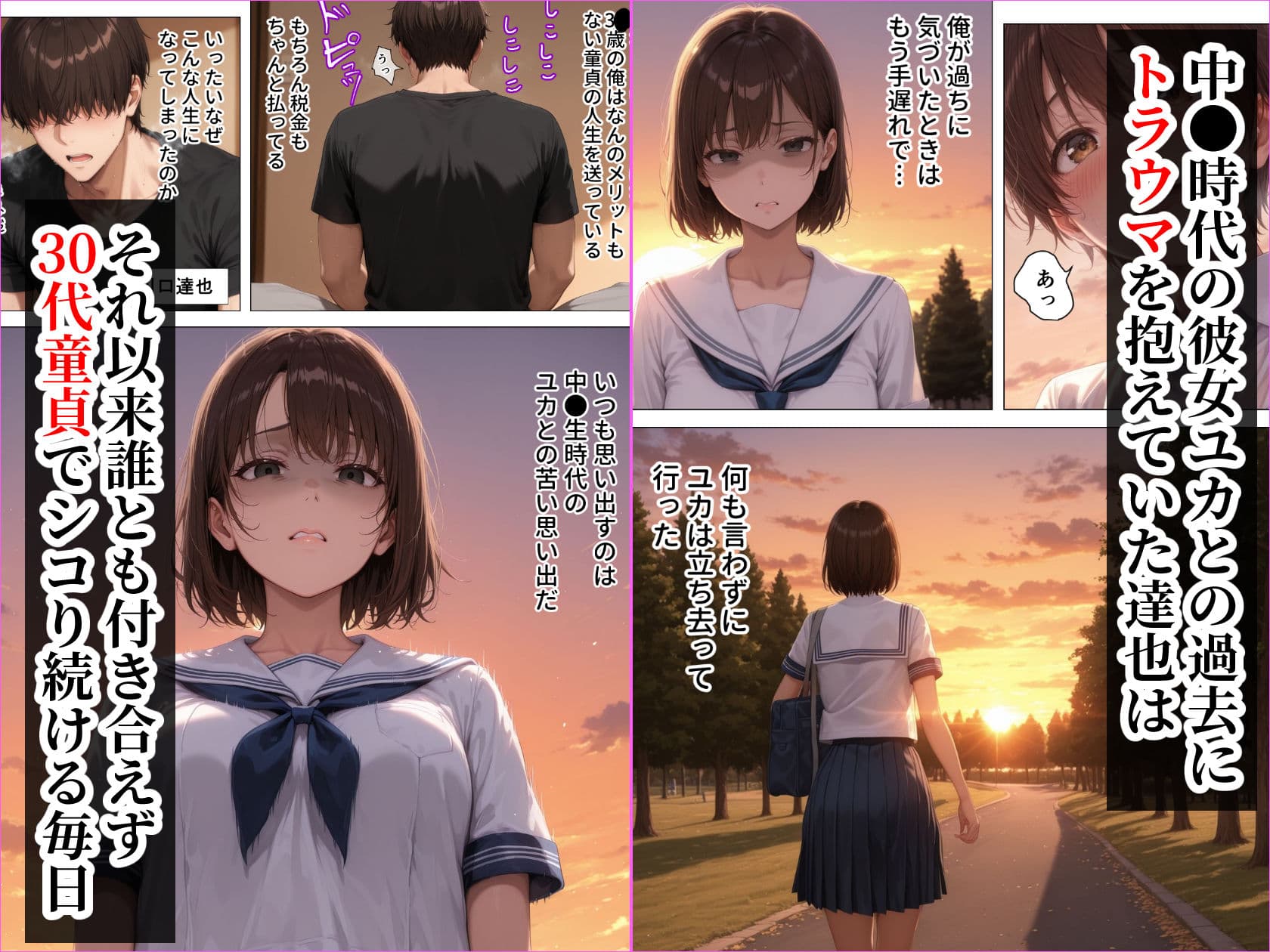 むちむち人妻になった元カノと同窓会で再会した童貞の濃密H  〜今日は私のカラダ好きに使って〜 サンプル画像 1