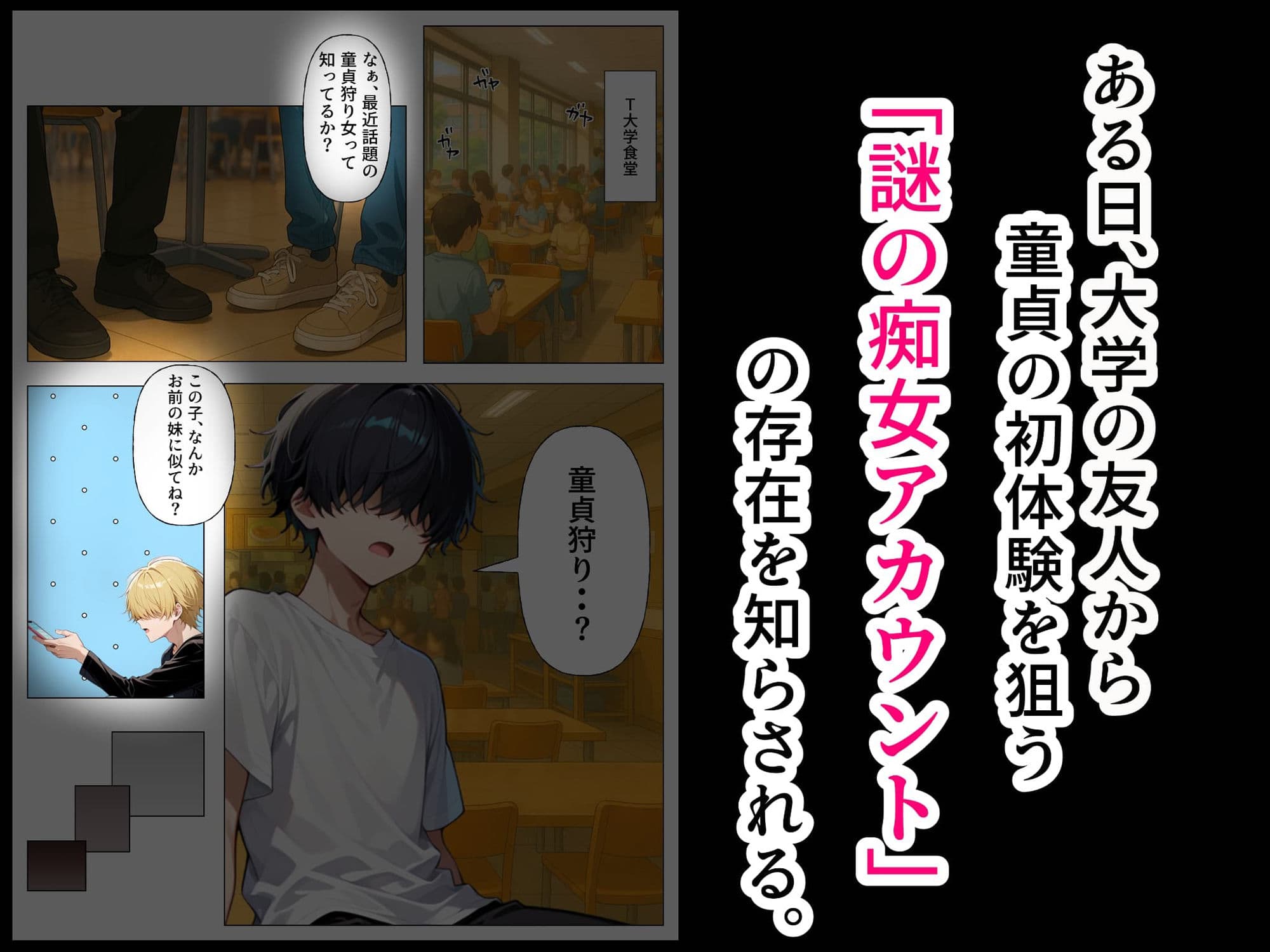 妹がアプリで童貞狩りしてるらしいので釣られてみた サンプル画像 1