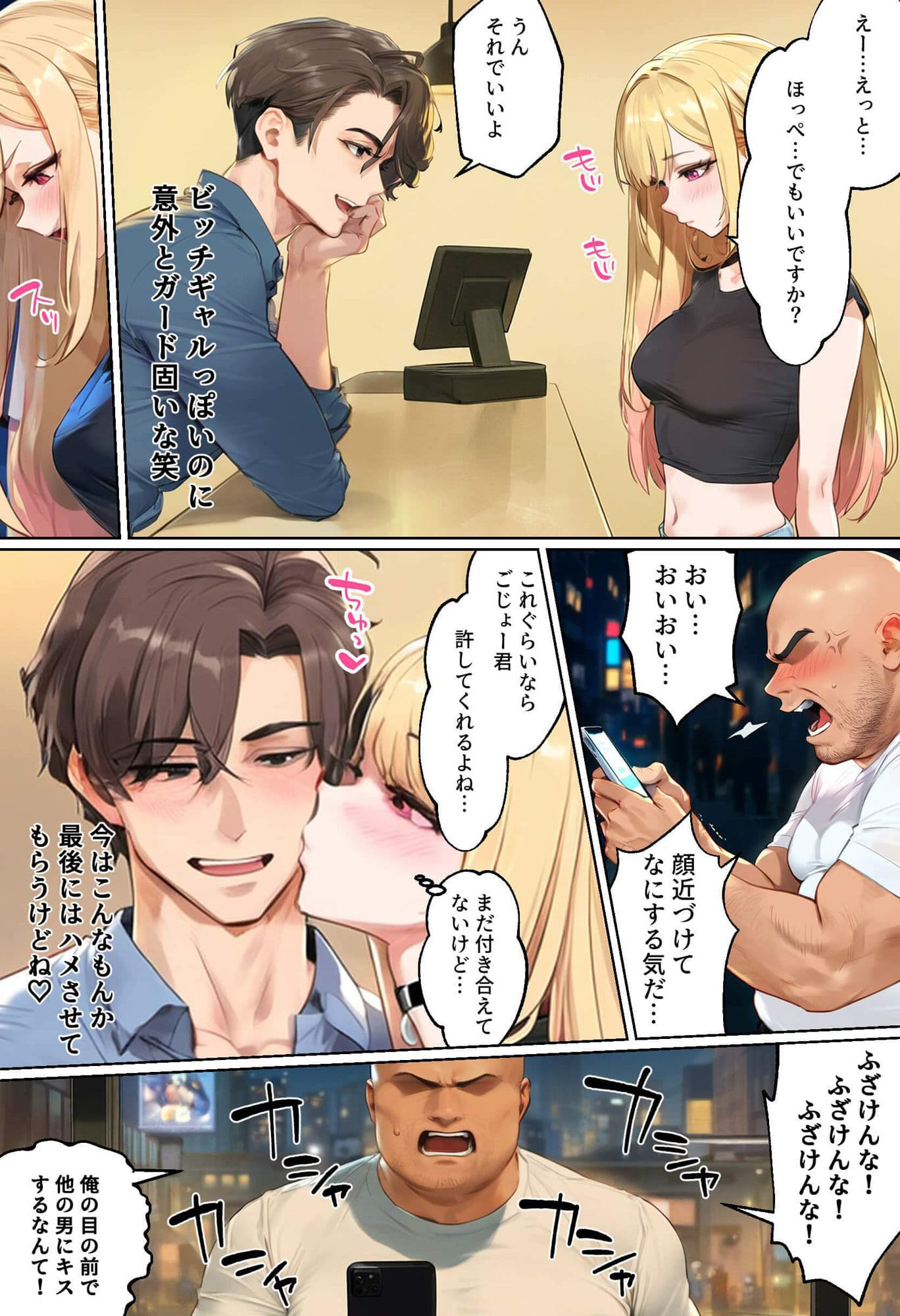 【ネトストおじさん】スキャンダルをネタに脅され調教〜キモオジのテクに快楽堕ちし海夢が性玩具になった話〜 サンプル画像 3