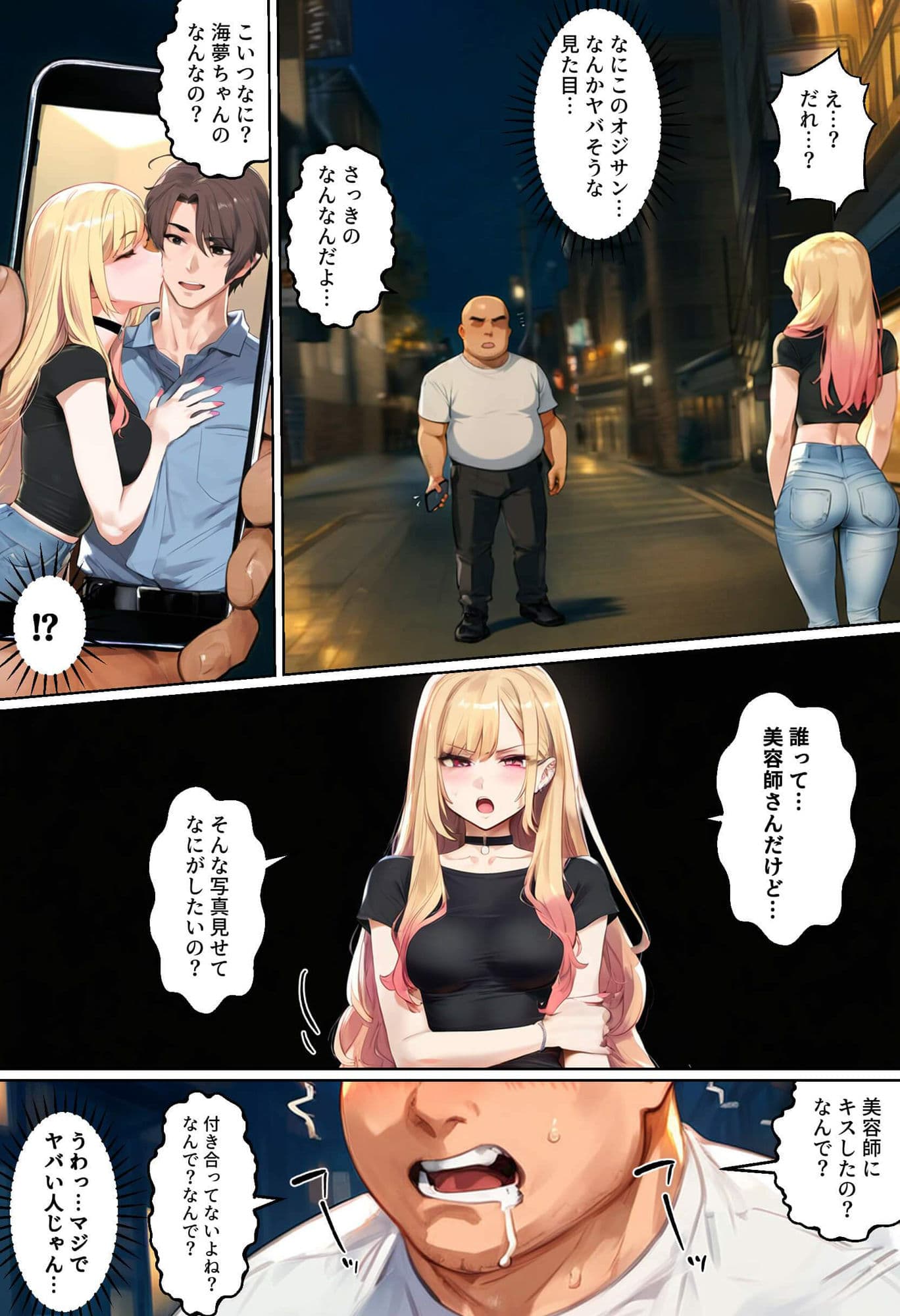 【ネトストおじさん】スキャンダルをネタに脅され調教〜キモオジのテクに快楽堕ちし海夢が性玩具になった話〜 サンプル画像 4