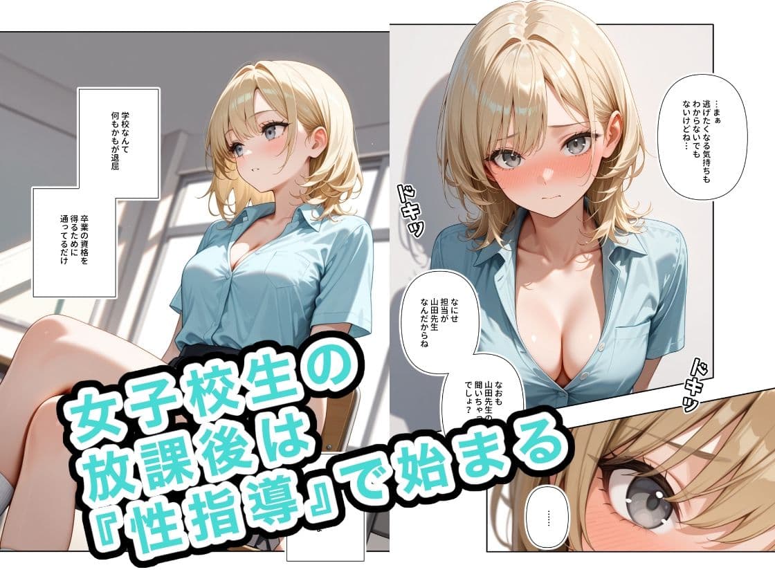どこの女子校にもありふれた普通の性指導8 サンプル画像 1