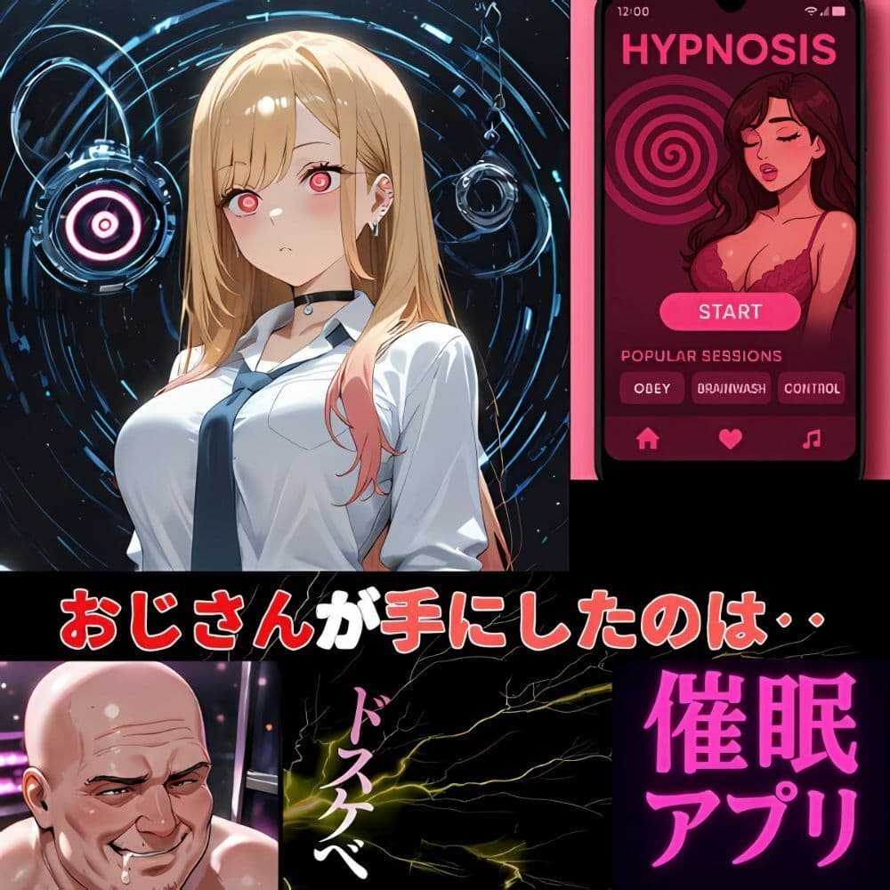 ギャル催●アプリ‥おじの命令に逆らえないカラダに‥喜多川海夢 サンプル画像 1